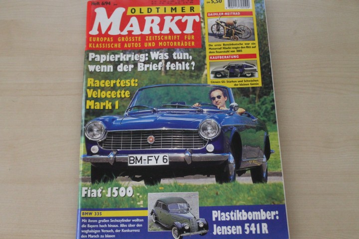 Deckblatt Oldtimer Markt (06/1994)